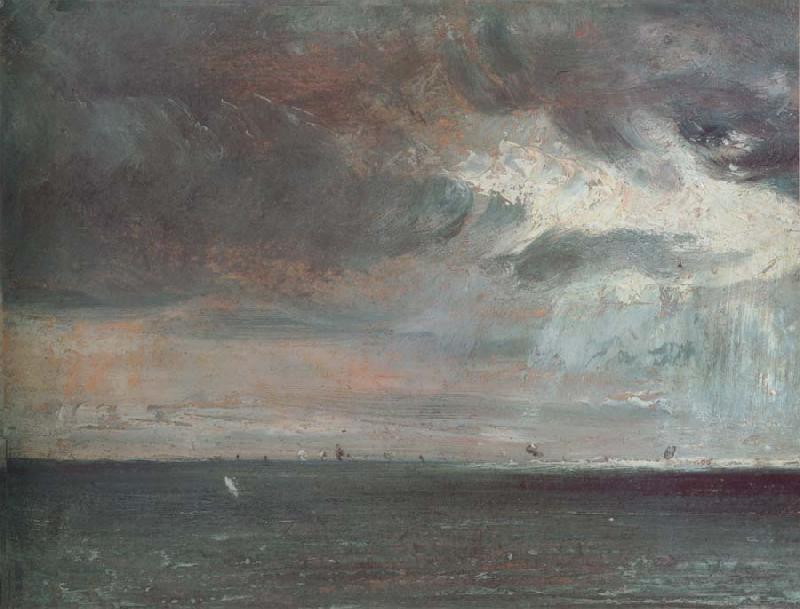 John Constable A storm off the coast of Brighton